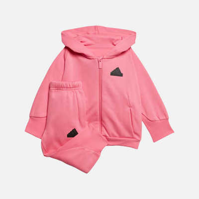 Adidas Z.N.E Kids Unisex Hooded Set (0-4 Year)  -Pink Fusion
