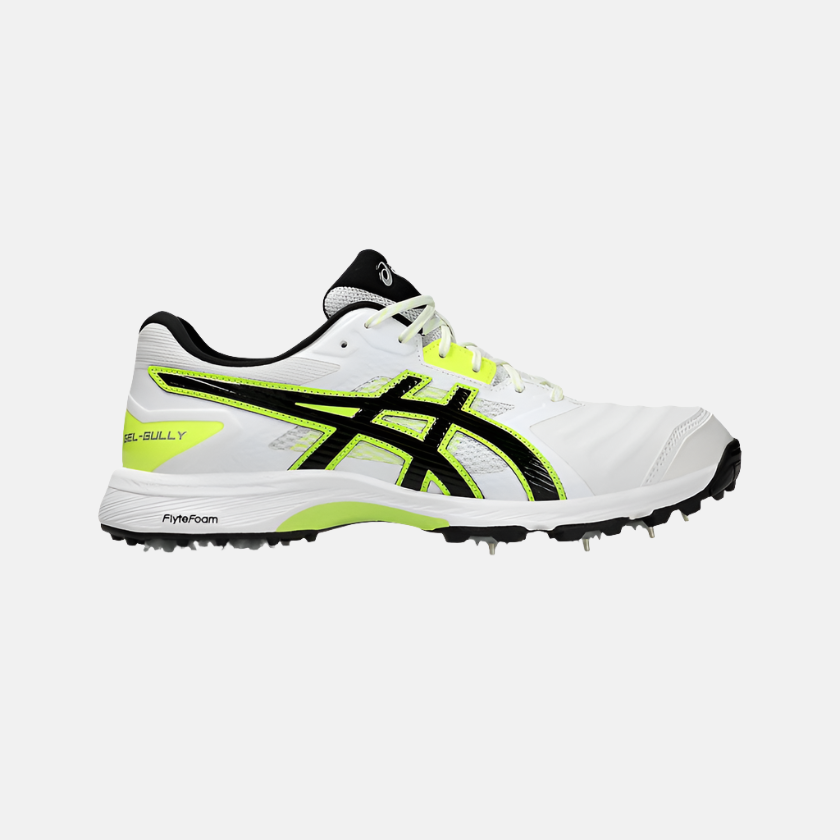 Asics GEL GULLY 7 Men s Cricket Shoes White Safety Yellow Gambol