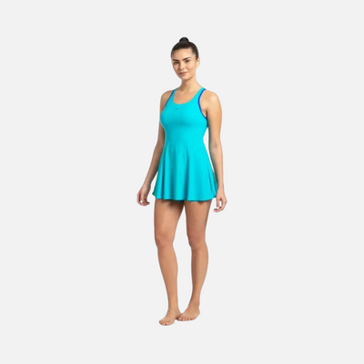 Speedo Racerback Swimdress Women With Boyleg -Adriatic/beautiful blue
