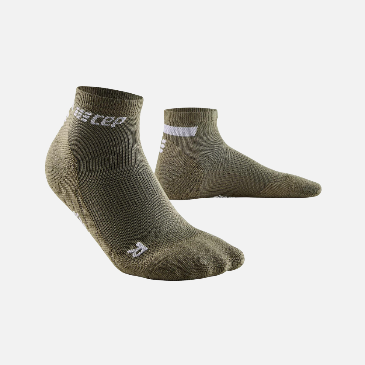 Cep The Run Low Cut Men's Socks -Olive – Gambol
