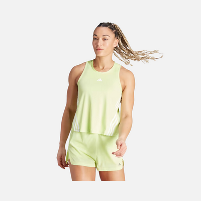 Adidas Aeroready Hyperglam Women Gym & Training Tank Top -Pulse Lime/White