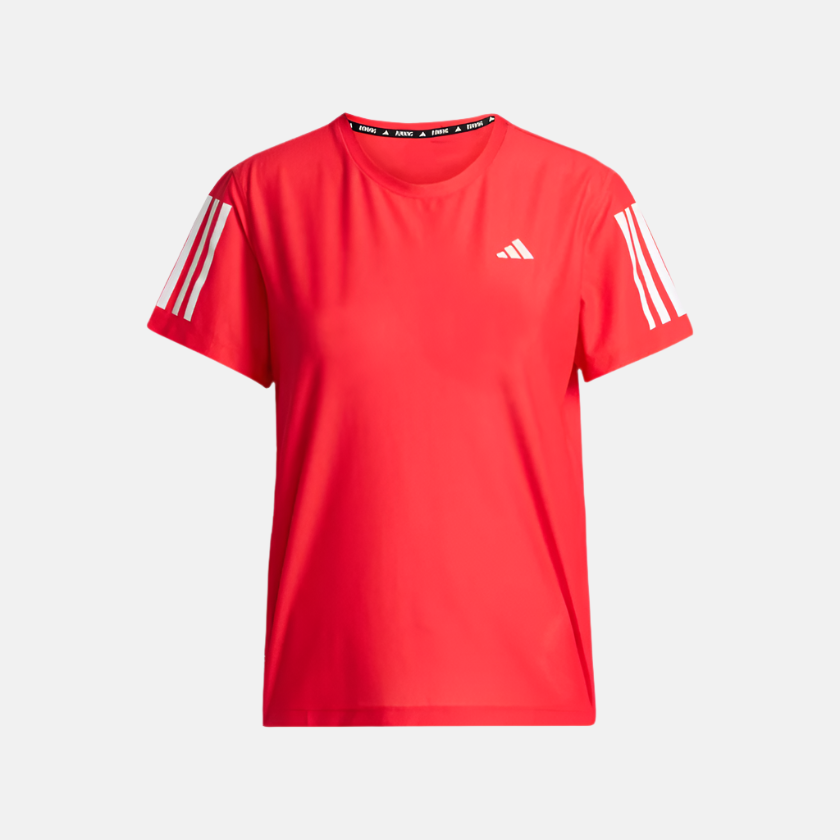 Adidas Own The Run Women's Running T-shirt Pure Ruby