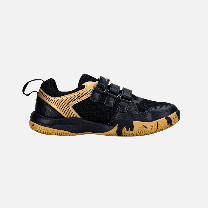 Hundred Court Star Kids Badminton Shoes -Black/Gold