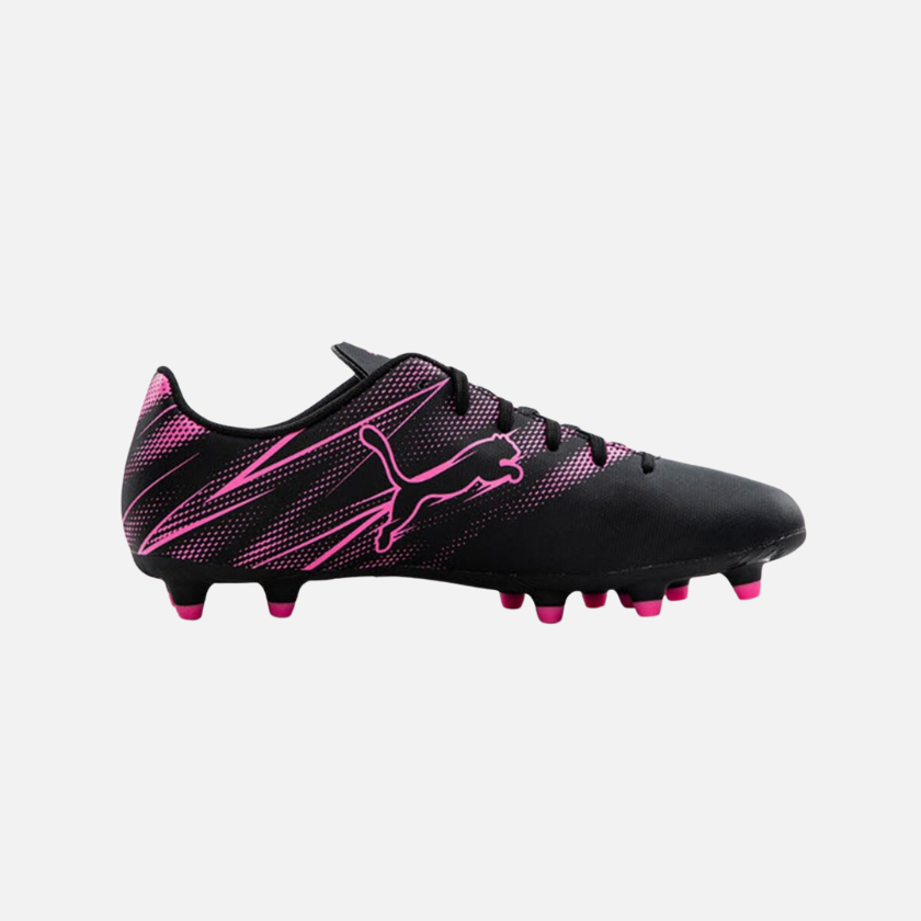 Pink and black football cleats best sale