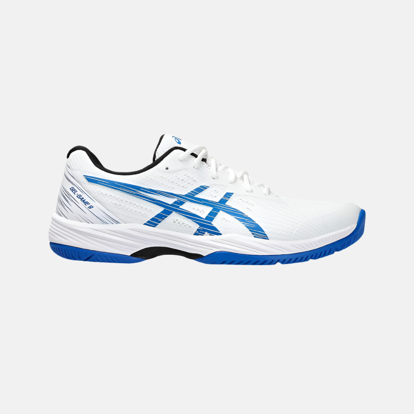Asics GEL-GAME Men's Tennis Shoes -White/Tuna Blue – Gambol