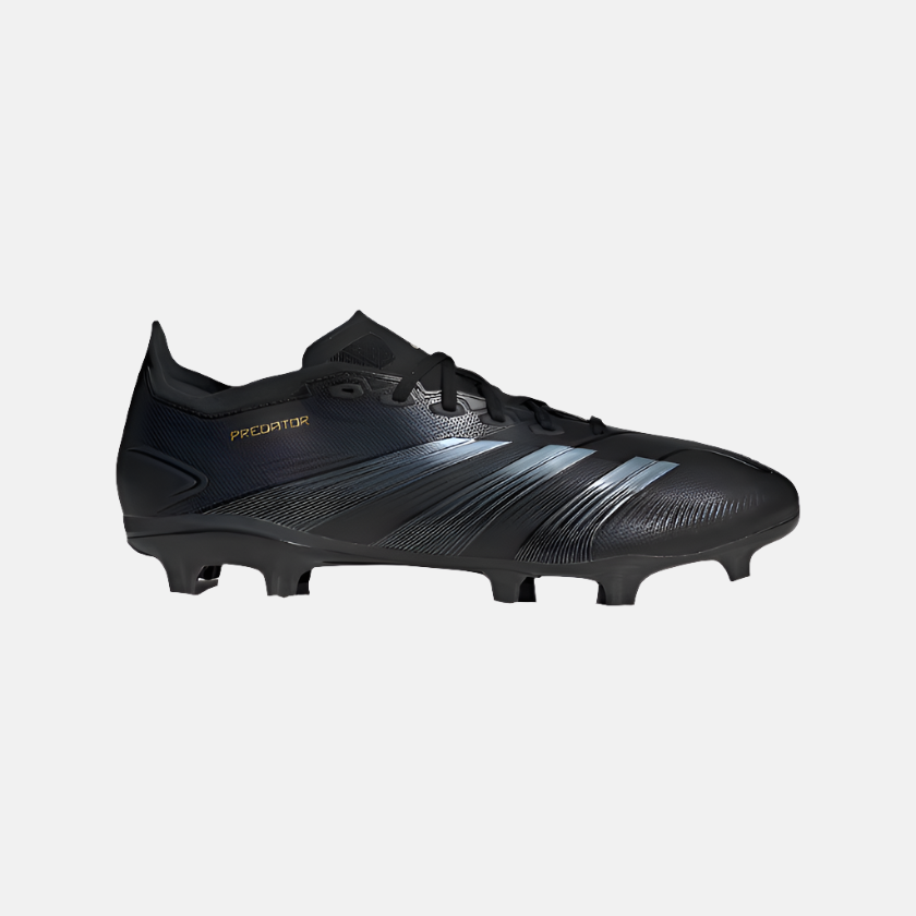 Adidas Predator League Firm Ground Men's Football Shoes Core  Black/Carbon/Gold Metallic