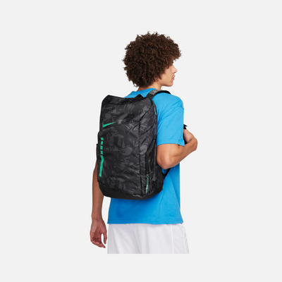 Nike Hoops Elite Basketball Backpack (32L) -Black/Anthracite/Stadium Green