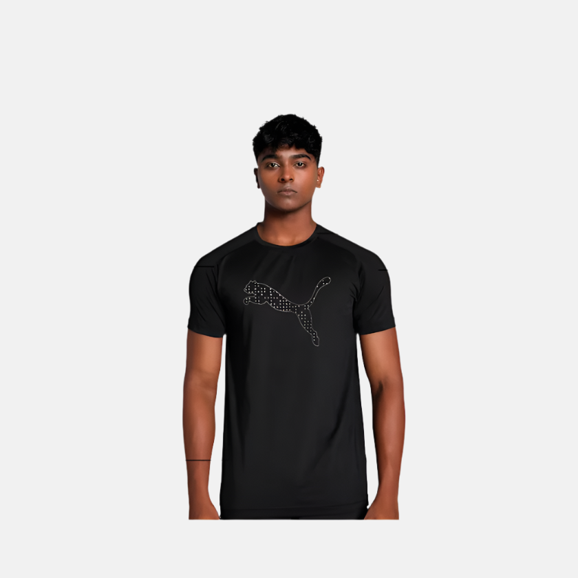 Puma x one8 Slim Fit Men s Training Core T shirt Black Gambol