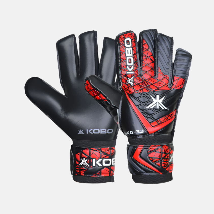 Kobo GKG 33 Football Goal Keeper Gloves Adult Light grey Gambol