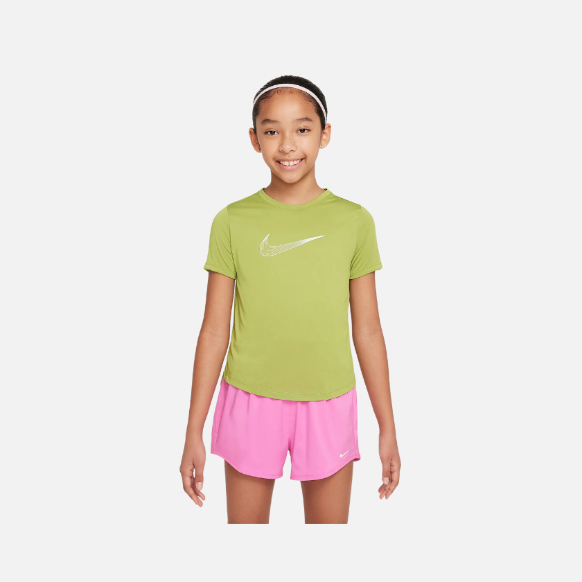 Nike One Older Kids (Girls) Dri-FIT Short-Sleeve Training Top