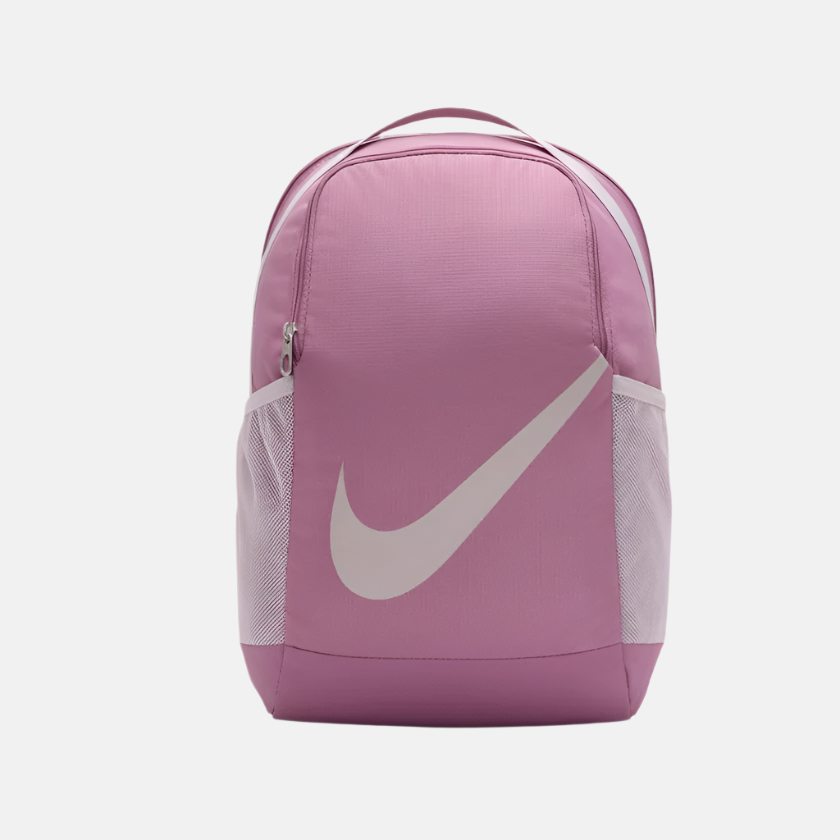 nike 18l backpack Nike Brasilia Kids' Backpack 18L -Plum Dust/Platinum Violet/Platinum V –  Gambol