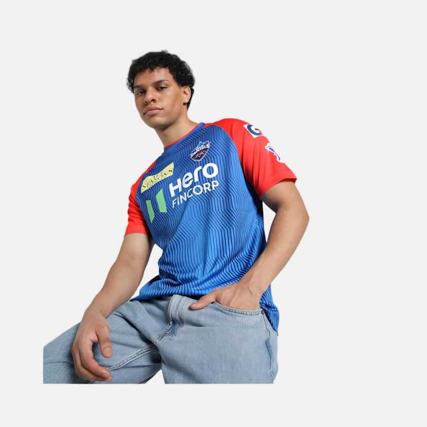 Puma x DC 2025 Men's Replica Jersey -Strong Blue/For All Time Red