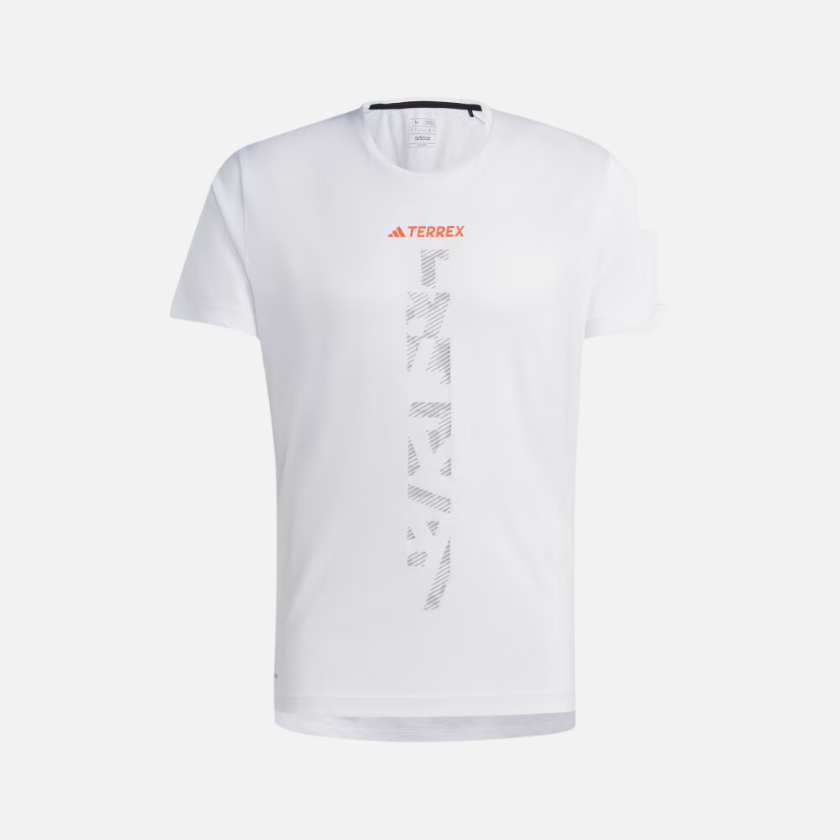 Adidas Terrex Agravic Trail Men's Running T-shirt -White – Gambol