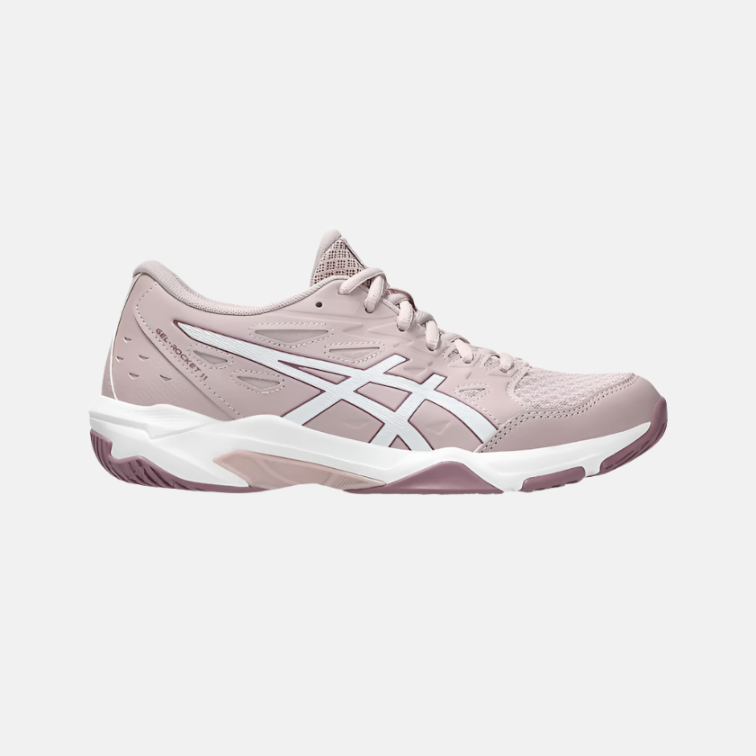 Asics GEL ROCKET 11 Women s Badminton Shoes Watershed Rose White Gambol