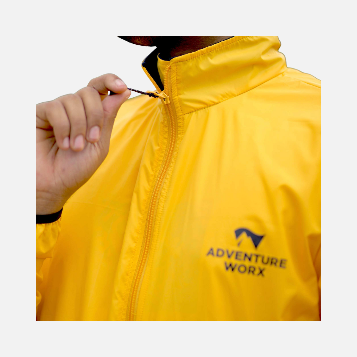 Adventure Worx Wind cheater Unisex Jacket -Yellow