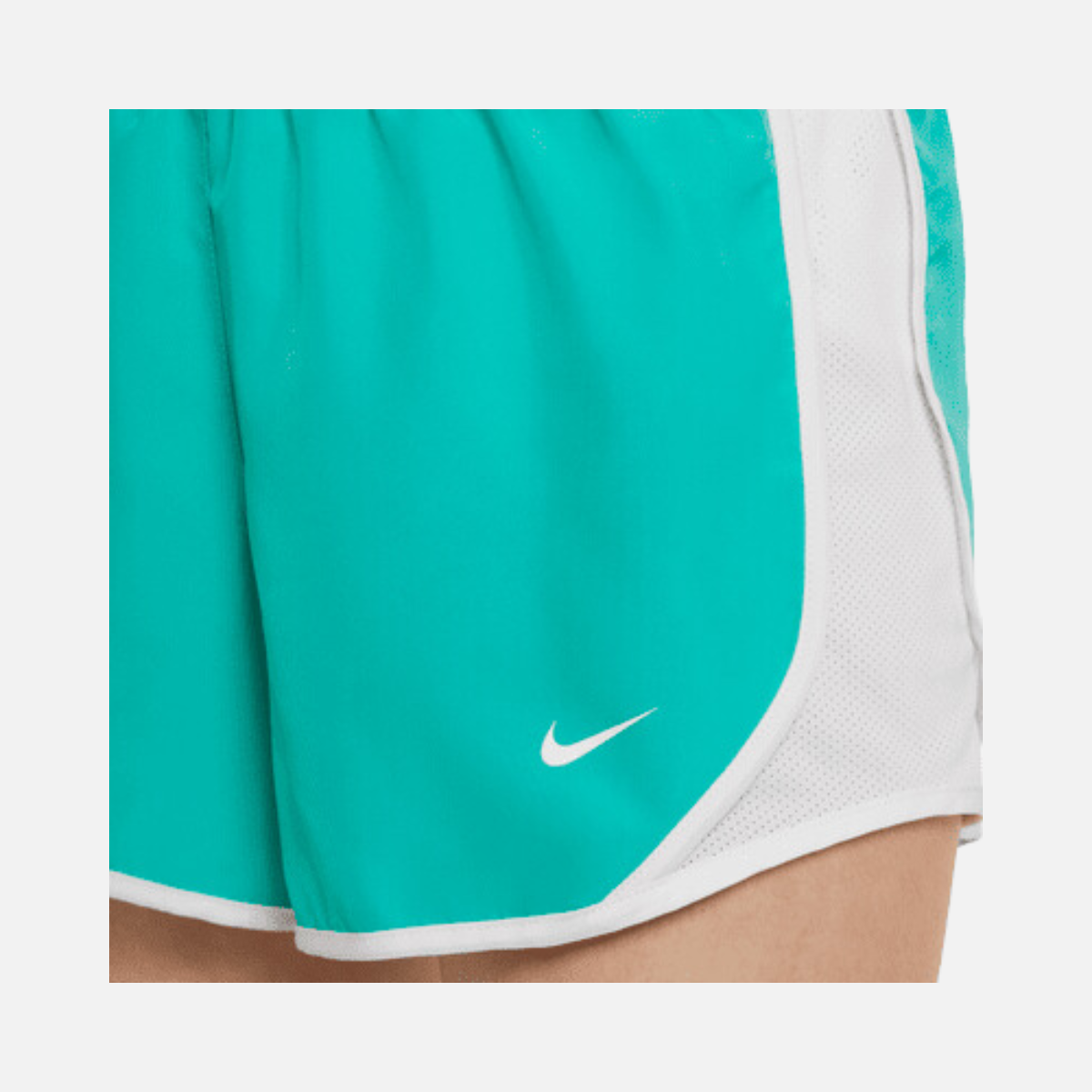 Nike Tempo Girls Dri-Fit Running Shorts -Clear Jade II/White/White/White