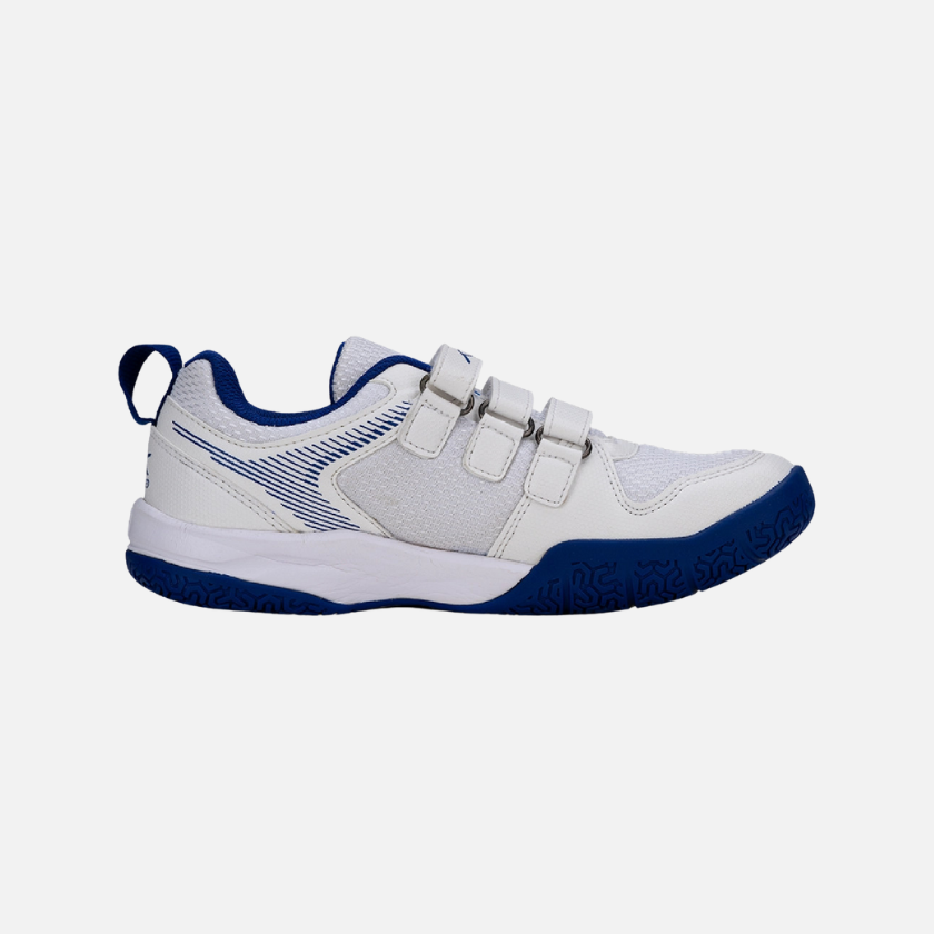 Hundred Court Star Kids Badminton Shoes -White/Navy
