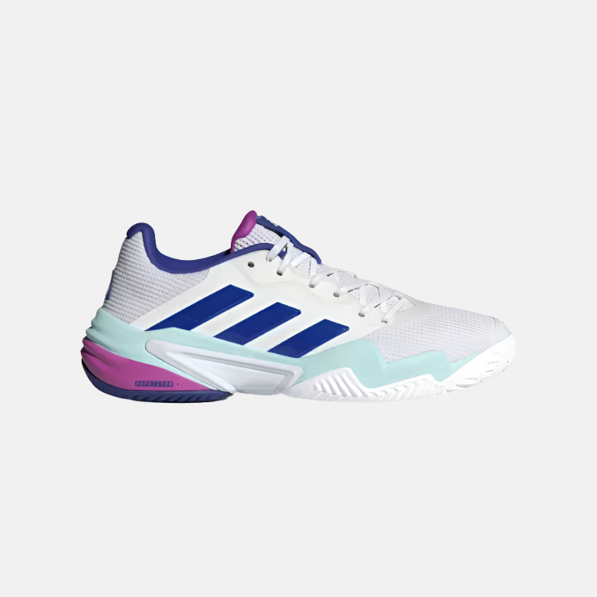 Adidas Barricade 13 Men s Tennis Shoes Cloud White Lucid Blue Semi Fl Gambol