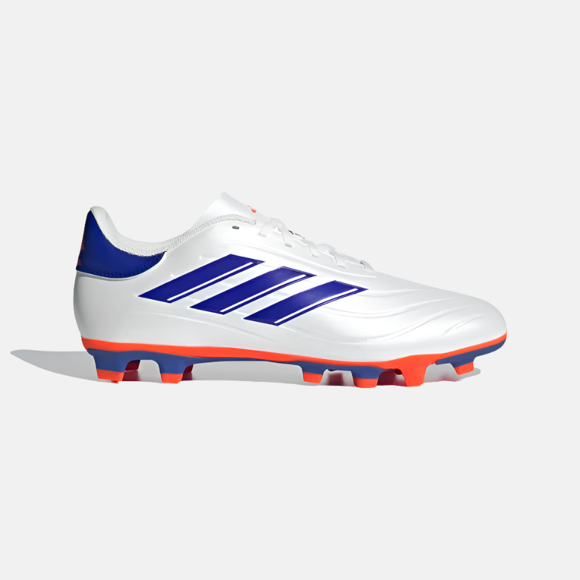 Adidas Copa Pure Club Flexible Ground Football Shoes -Cloud White/Lucid Blue/Solar Red