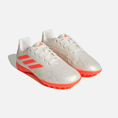 Adidas COPA PURE.3 TURF Kids Unisex Shoes BOY AND GIRL (4-16 YEAR) -Off White/Team Solar Orange/Off White