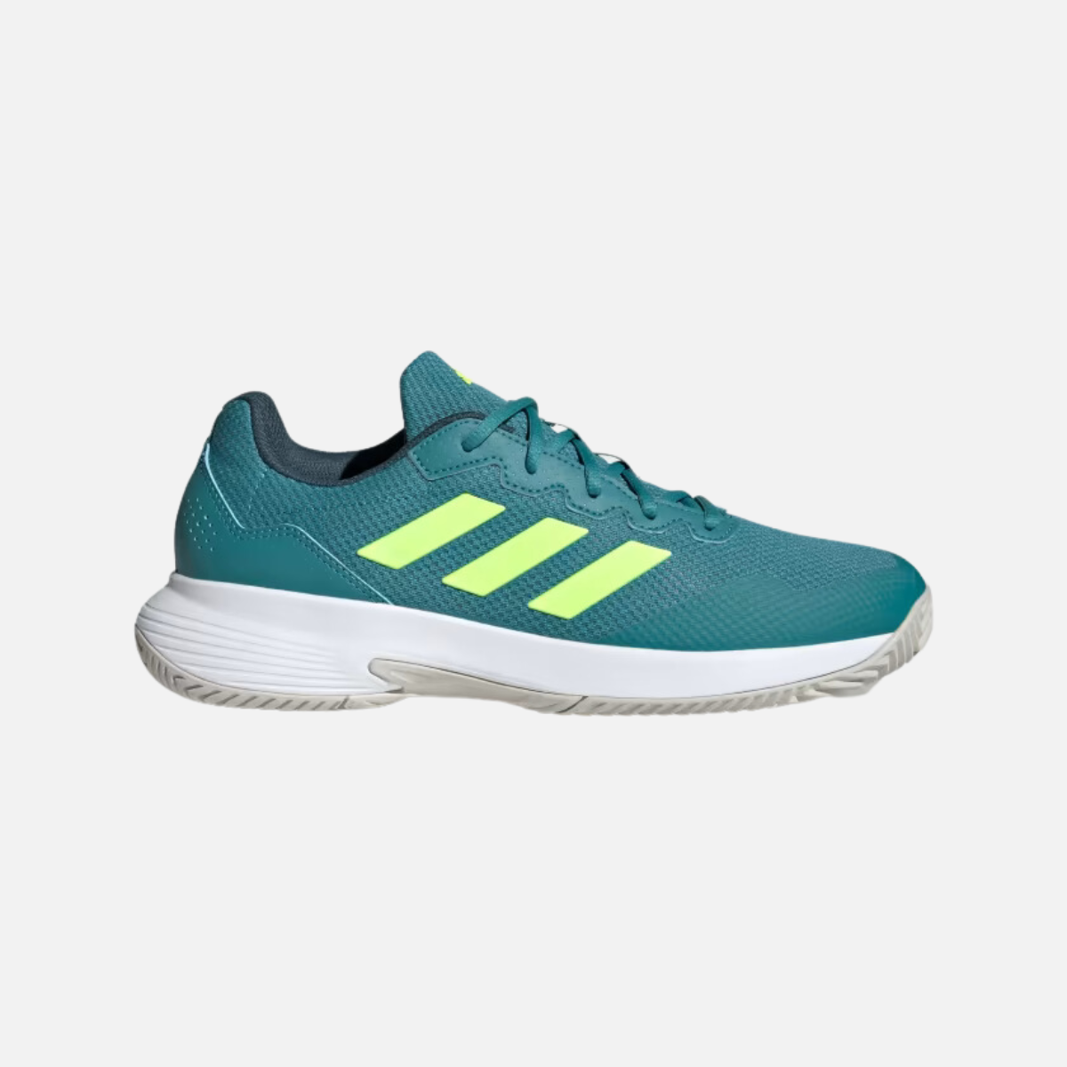 Adidas Gamecourt Men's Tennis Shoes -Arctic Fusion/Lucid Lemon