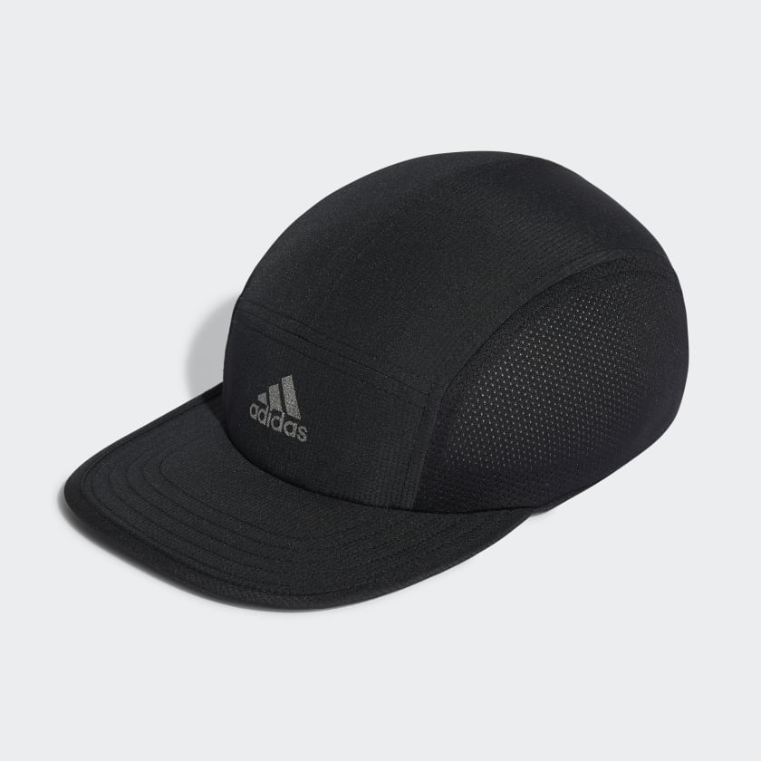 Adidas Aeroready Five Panel Reflective Runner Cap Black Gambol