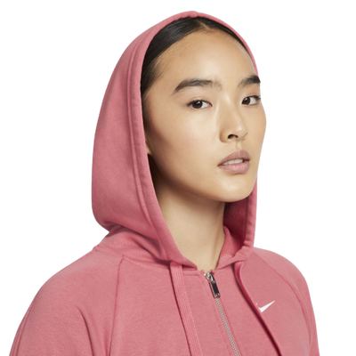 Nike Women's Dri-FIT Get Fit Full Zip Training Hoodie (Pink)