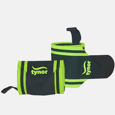 Tynor High Performance Wrist Wrap With Thumb Loop -Green/Orange