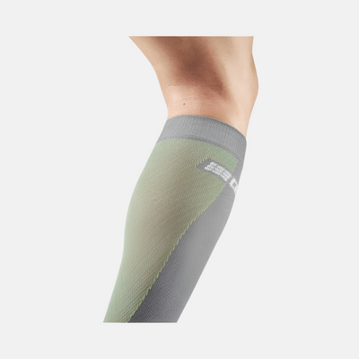 Cep Run Ultralight Men's Knee Socks -Grey/Lime