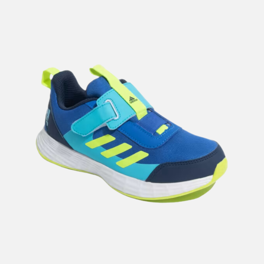 Adidas Volantrun 2.0 Kids Unisex shoes (8-15 Years) - Blue Lucid Lemon/Lucid Cyan/Collegiate Navy