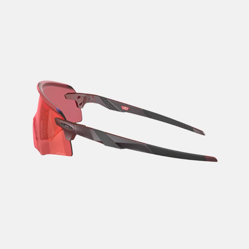 Oakley Encoder Prizm Sunglasses Matte Red Colorshift Frame