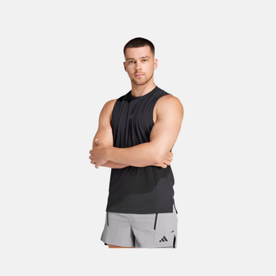 Adidas Designed Workout Men's Training Tank Top -Black