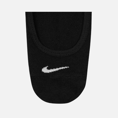 Nike Everyday Lightweight Women's Training (3 Pairs) Footie Socks -Black/White