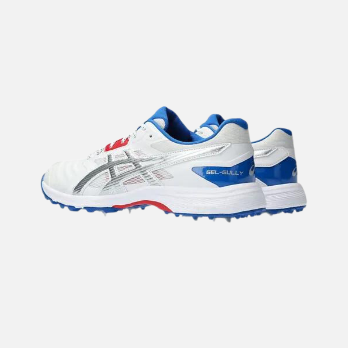 Asics Gel-Gully 7 Men's Cricket Shoes -White/Pure Silver