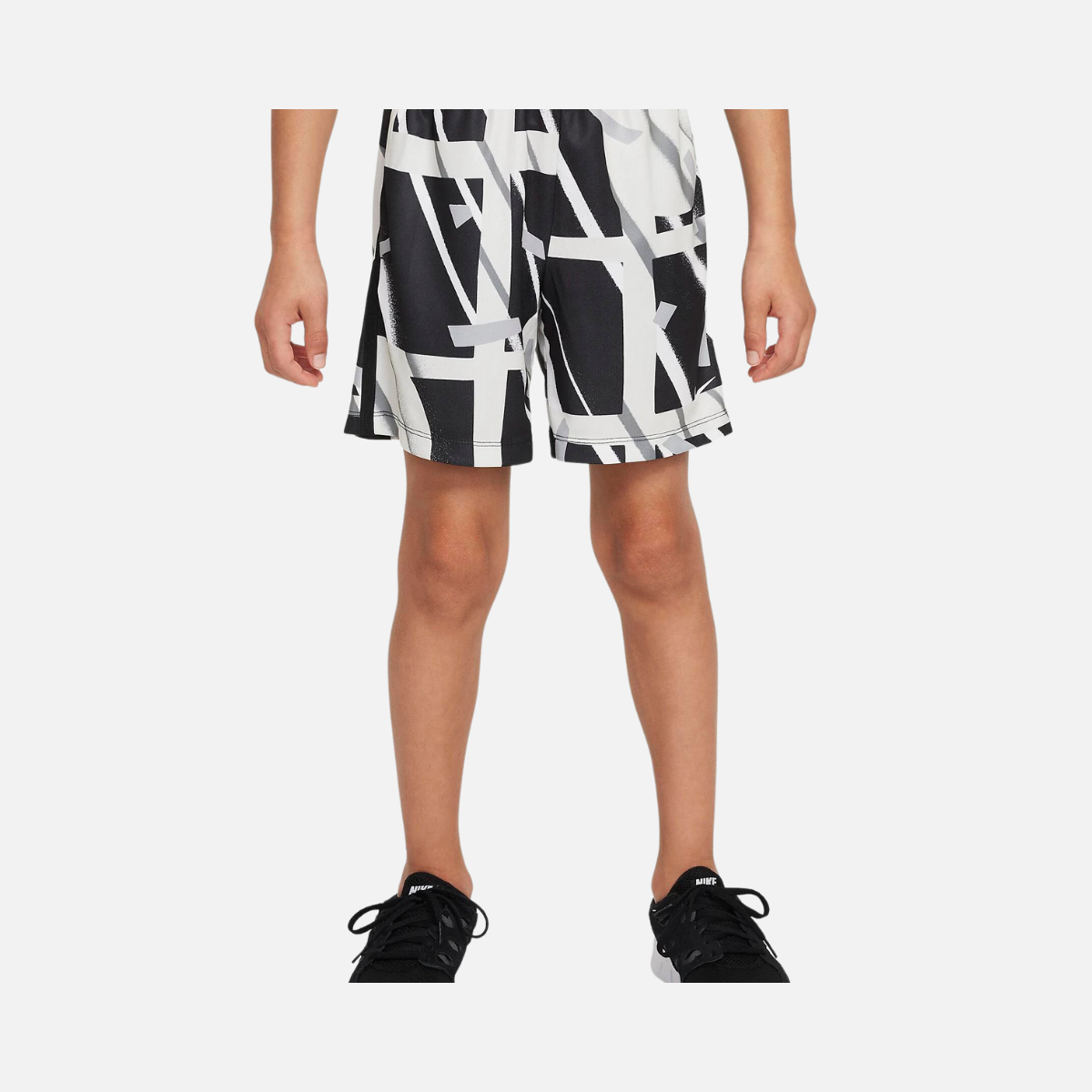 Nike Dri-FIT Older Kids' Shorts -Black/Black/White
