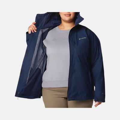 Columbia Omni-Tech Hikebound II Women's Rain Jacket -Navy