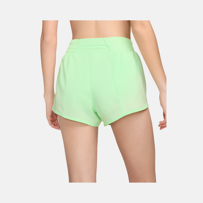 Nike One Women's Dri-FIT Mid-Rise 8cm (approx.) Brief-Lined Shorts -Vapour Green/Bicoastal