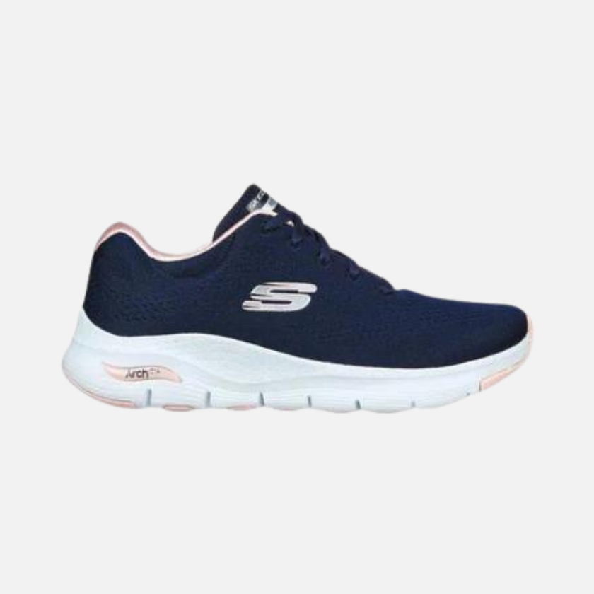 Skechers Arch Fit-Big Appeal Women's Lifestyle Shoes - Navy Blue/Pink