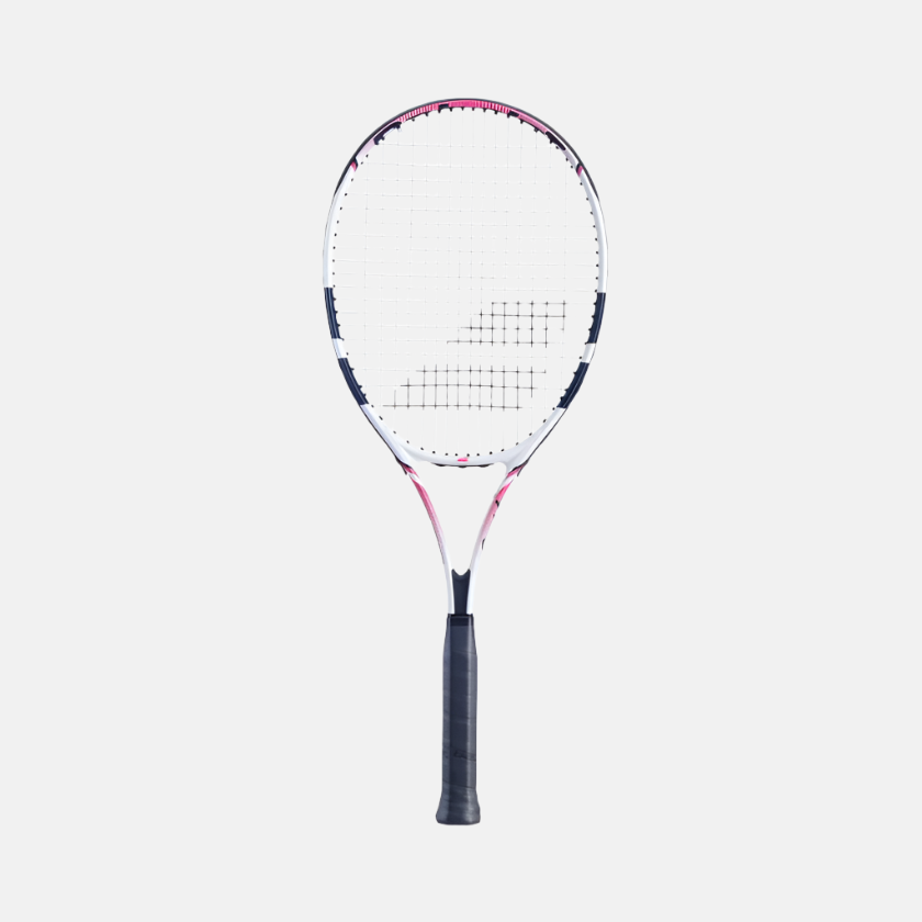 Babolat Feather Tennis Racquet -White/Pink/Blue