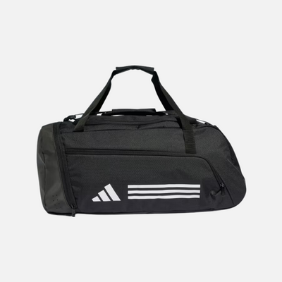 Adidas Essential 3 Stripes Training Duffle Bag -Black/White