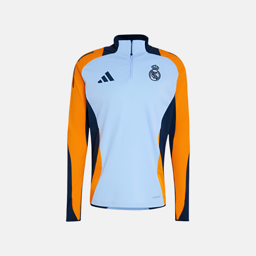 Adidas Real Madrid Tiro 24 Competition Men's Training Top -Glow Blue/Crew Orange/Team Navy Blue 2