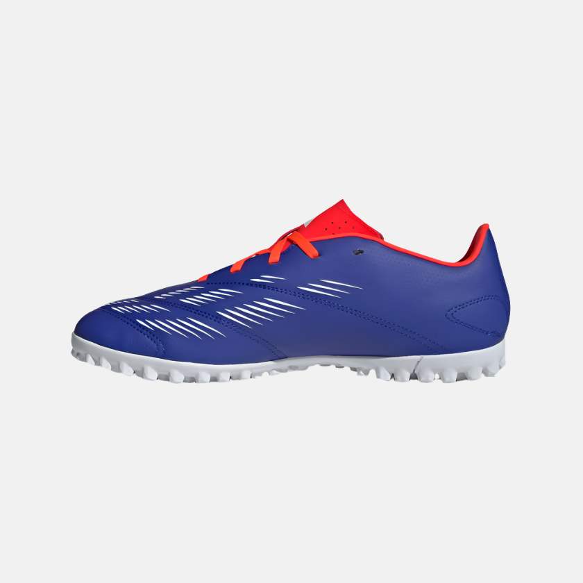 Adidas Predator Club Turf Unisex Football Shoes -Lucid Blue/Cloud White/Solar Red
