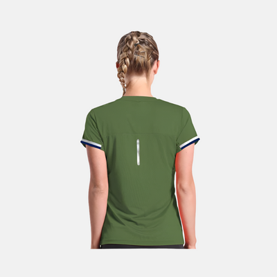 Dive Luminate Women's Running T-shirt -Olive