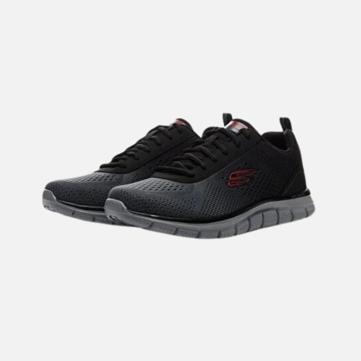 Skechers Track-Ripkent Men's Lifestyle Shoes -Black/Charcoal