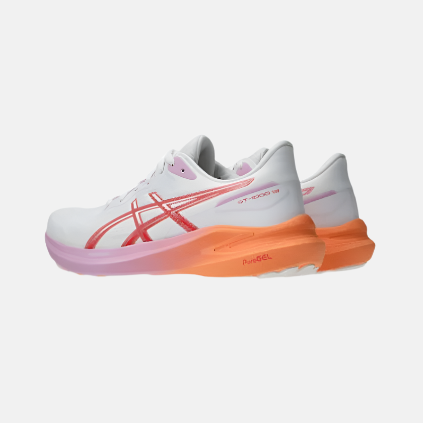 Asics GT-1000 13 Women's Running Shoes -White/Coral Reef