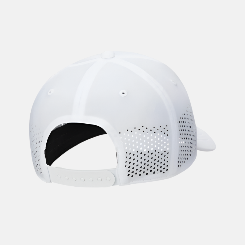 Nike Dri-FIT ADV Club Structured Swoosh Cap -White/Black