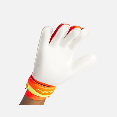 Adidas Predator Training Football Goal Keeper Gloves -Black/Solar Red/Solar Yellow