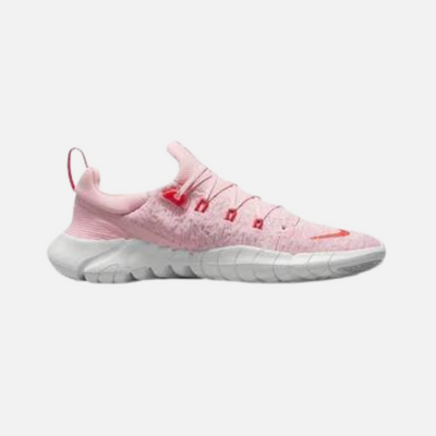 Nike Free Run 5.0 Next Nature Women road Running Shoes -Medium Soft Pink/Pink Foam/Summit White/Light Crimson