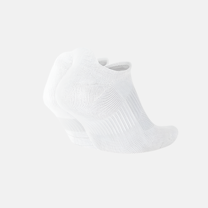 Nike Multiplier Running No-Show Socks 2 Pairs -White/Black