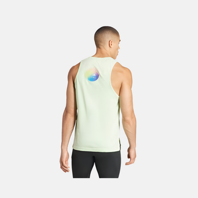 Adidas Men's Training Yoga Tank Top -Semi Green Spark